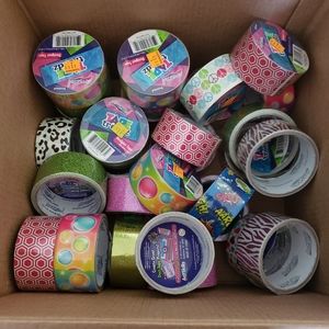 Box of duct tape style tape for crafting
